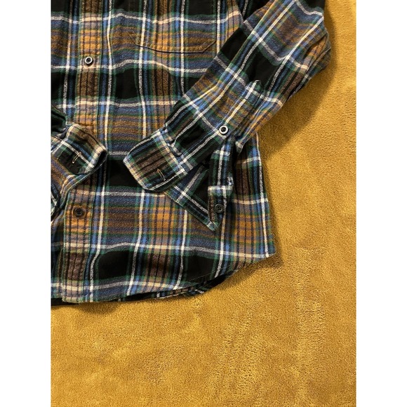 Woolrich Long Sleeve Button  Plaid Flannel multi-color Men's Sz M - Picture 3 of 6